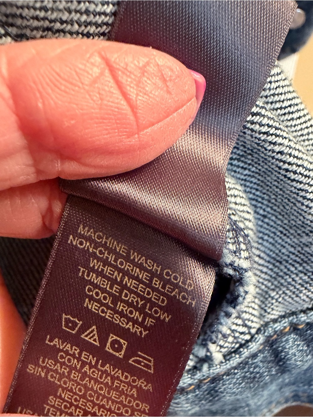 Vintage Liz Claiborne Women’s denim Button-Front Jacket - Blue - Picture 8 of 8